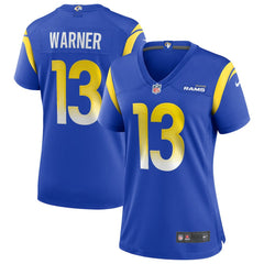 Kurt Warner Los Angeles Rams Women's Game Retired Player Jersey - Royal Jerseys