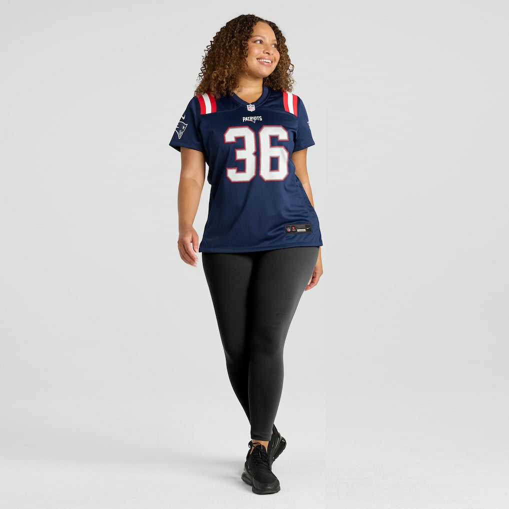 Lawyer Milloy New England Patriots Women's Game Retired Player Jersey - Navy Jerseys