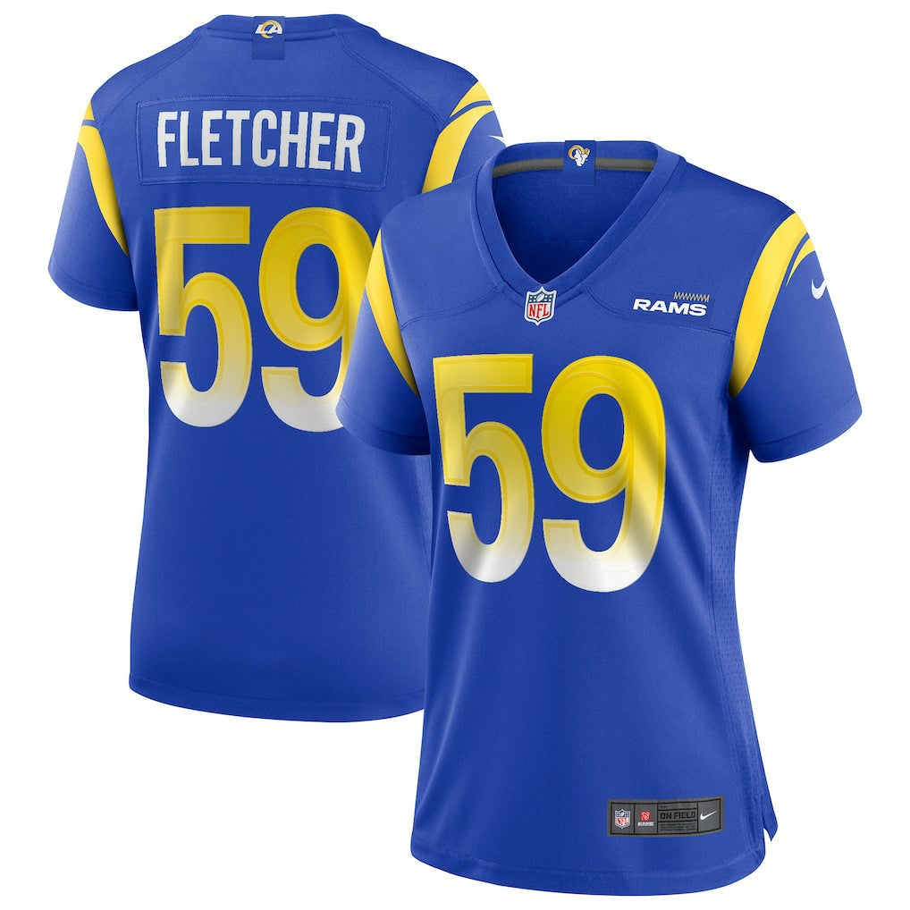 London Fletcher Los Angeles Rams Women's Game Retired Player Jersey - Royal Jerseys