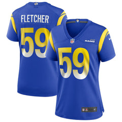 London Fletcher Los Angeles Rams Women's Game Retired Player Jersey - Royal Jerseys