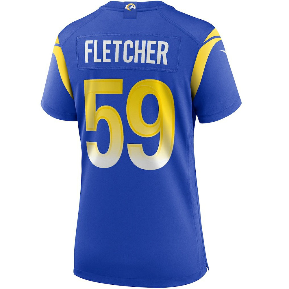 London Fletcher Los Angeles Rams Women's Game Retired Player Jersey - Royal Jerseys