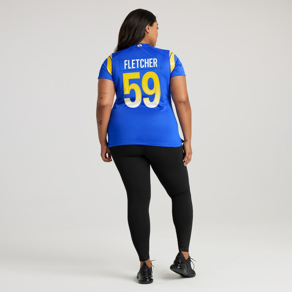 London Fletcher Los Angeles Rams Women's Game Retired Player Jersey - Royal Jerseys