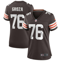 Lou Groza Cleveland Browns Women's Game Retired Player Jersey - Brown Jerseys