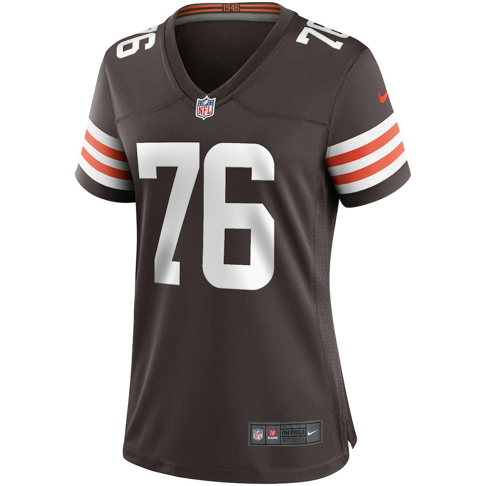 Lou Groza Cleveland Browns Women's Game Retired Player Jersey - Brown Jerseys