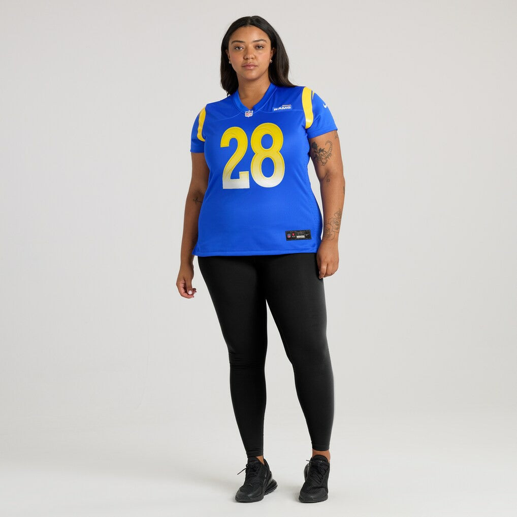 Marshall Faulk Los Angeles Rams Women's Game Retired Player Jersey - Royal Jerseys