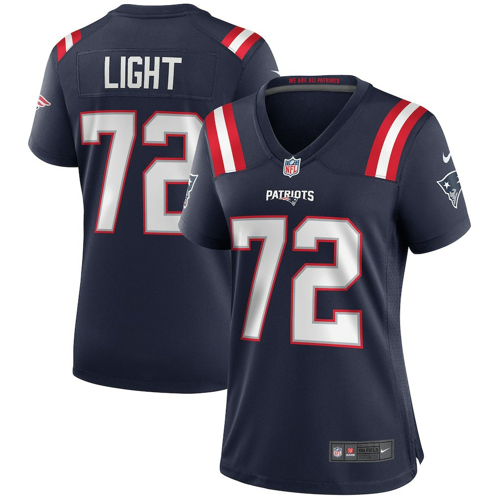 Matt Light New England Patriots Women's Game Retired Player Jersey - Navy Jerseys