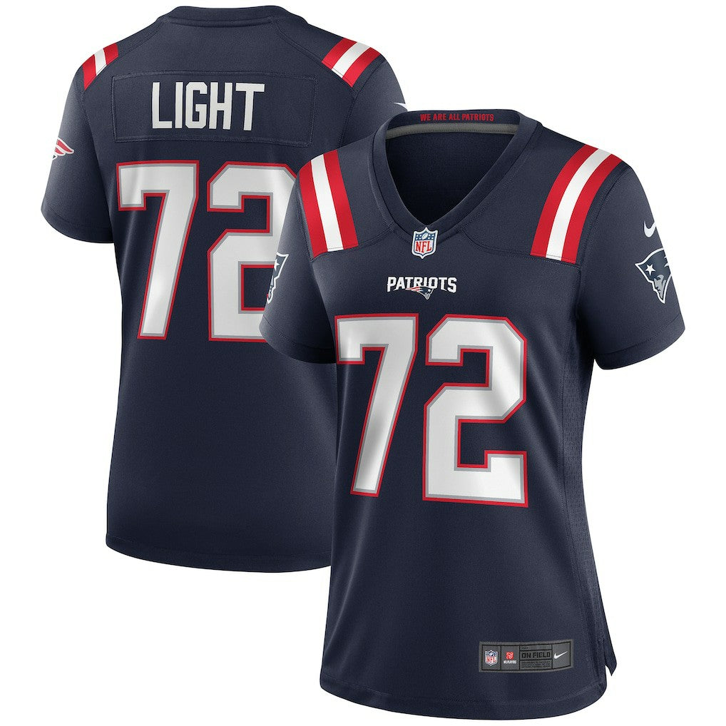 Matt Light New England Patriots Women's Game Retired Player Jersey - Navy Jerseys