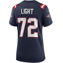 Matt Light New England Patriots Women's Game Retired Player Jersey - Navy Jerseys