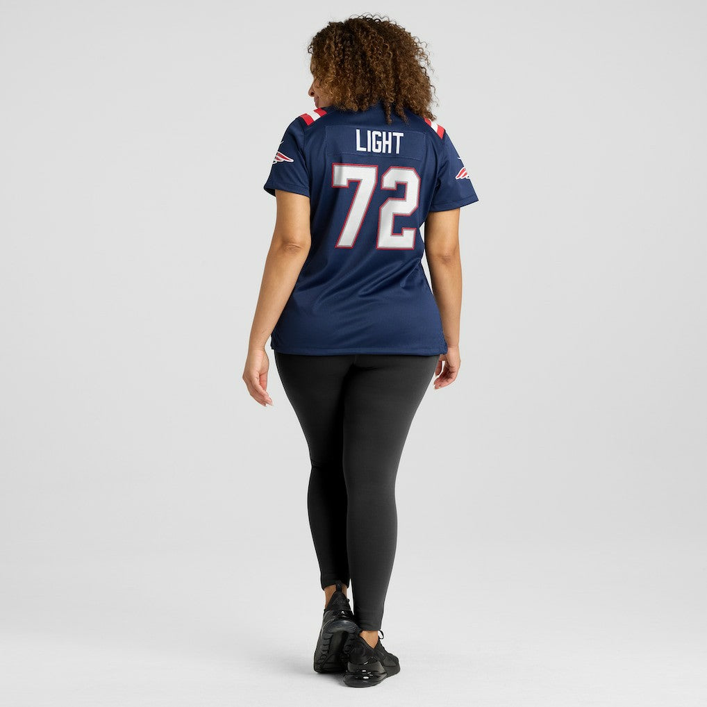 Matt Light New England Patriots Women's Game Retired Player Jersey - Navy Jerseys