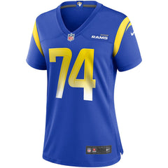 Merlin Olsen Los Angeles Rams Women's Game Retired Player Jersey - Royal Jerseys
