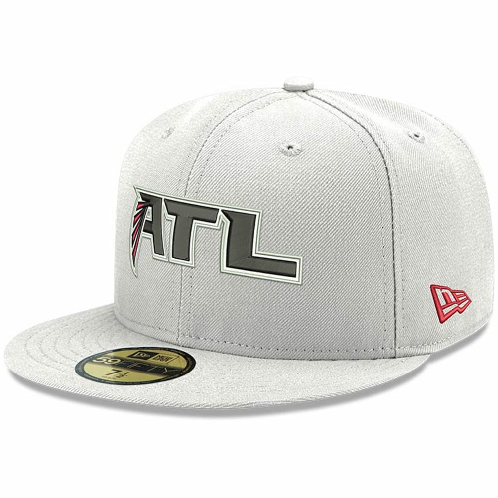 Atlanta Falcons New Era Omaha ATL 59FIFTY Fitted Hat - White Hats