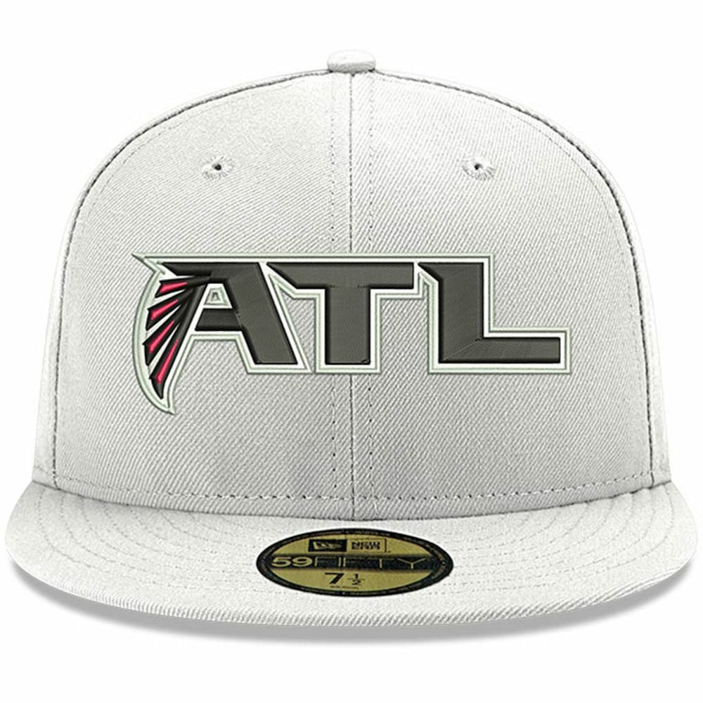 Atlanta Falcons New Era Omaha ATL 59FIFTY Fitted Hat - White Hats