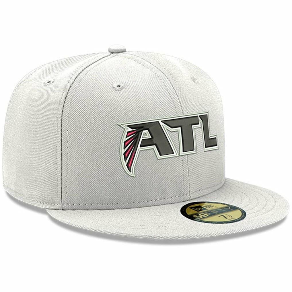Atlanta Falcons New Era Omaha ATL 59FIFTY Fitted Hat - White Hats