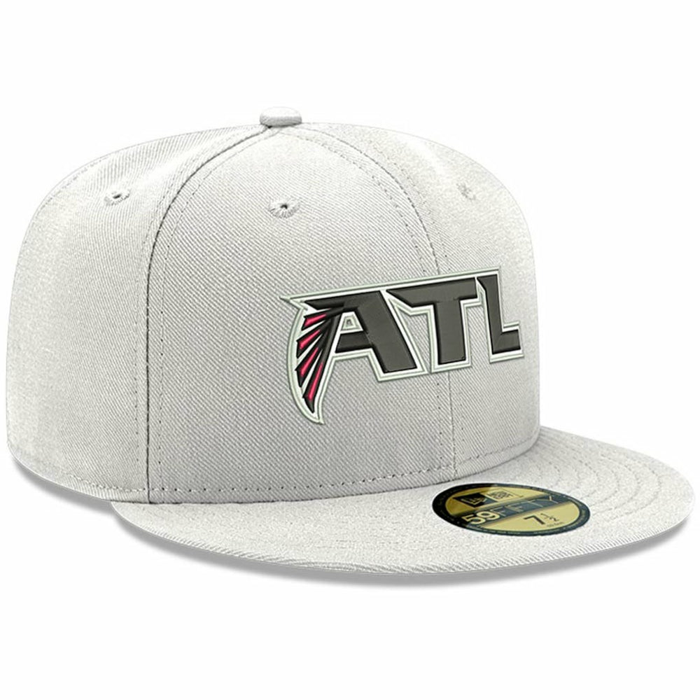 Atlanta Falcons New Era Omaha ATL 59FIFTY Fitted Hat - White Hats