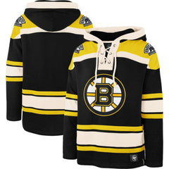 Boston Bruins '47 Superior Lacer Hoodie - Black | US 3996200