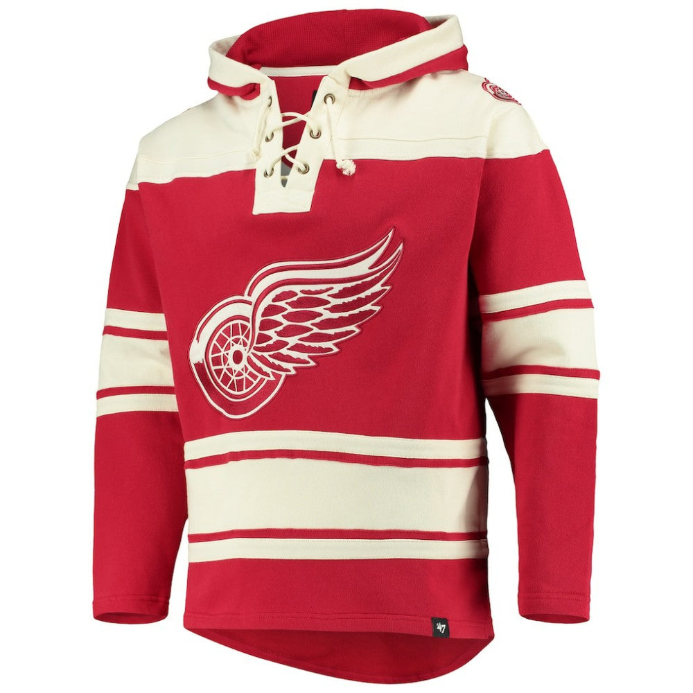 Detroit Red Wings '47 Superior Lacer Hoodie - Red | US 3996202