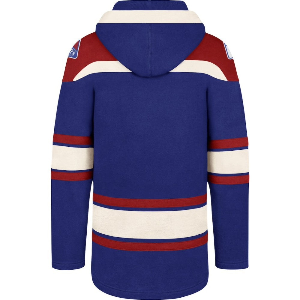 New York Rangers '47 Superior Lacer Hoodie - Blue | US 3996205