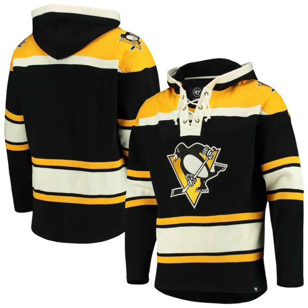 Pittsburgh Penguins '47 Superior Lacer Hoodie - Black | US 3996207