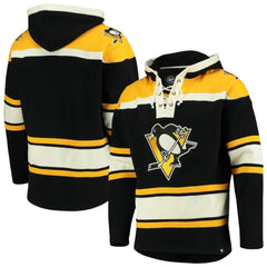 Pittsburgh Penguins '47 Superior Lacer Hoodie - Black | US 3996207