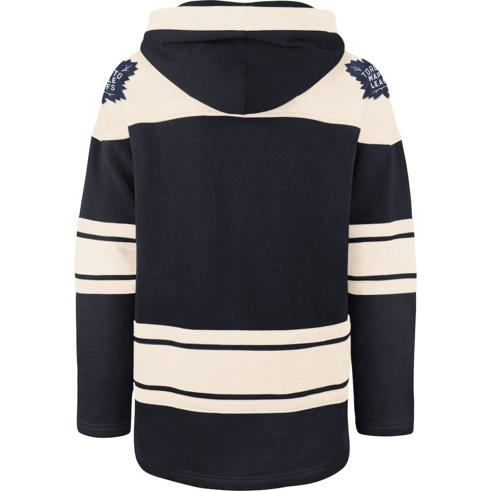 Toronto Maple Leafs '47 Superior Lacer Pullover Hoodie - Navy/Cream | US 3996210