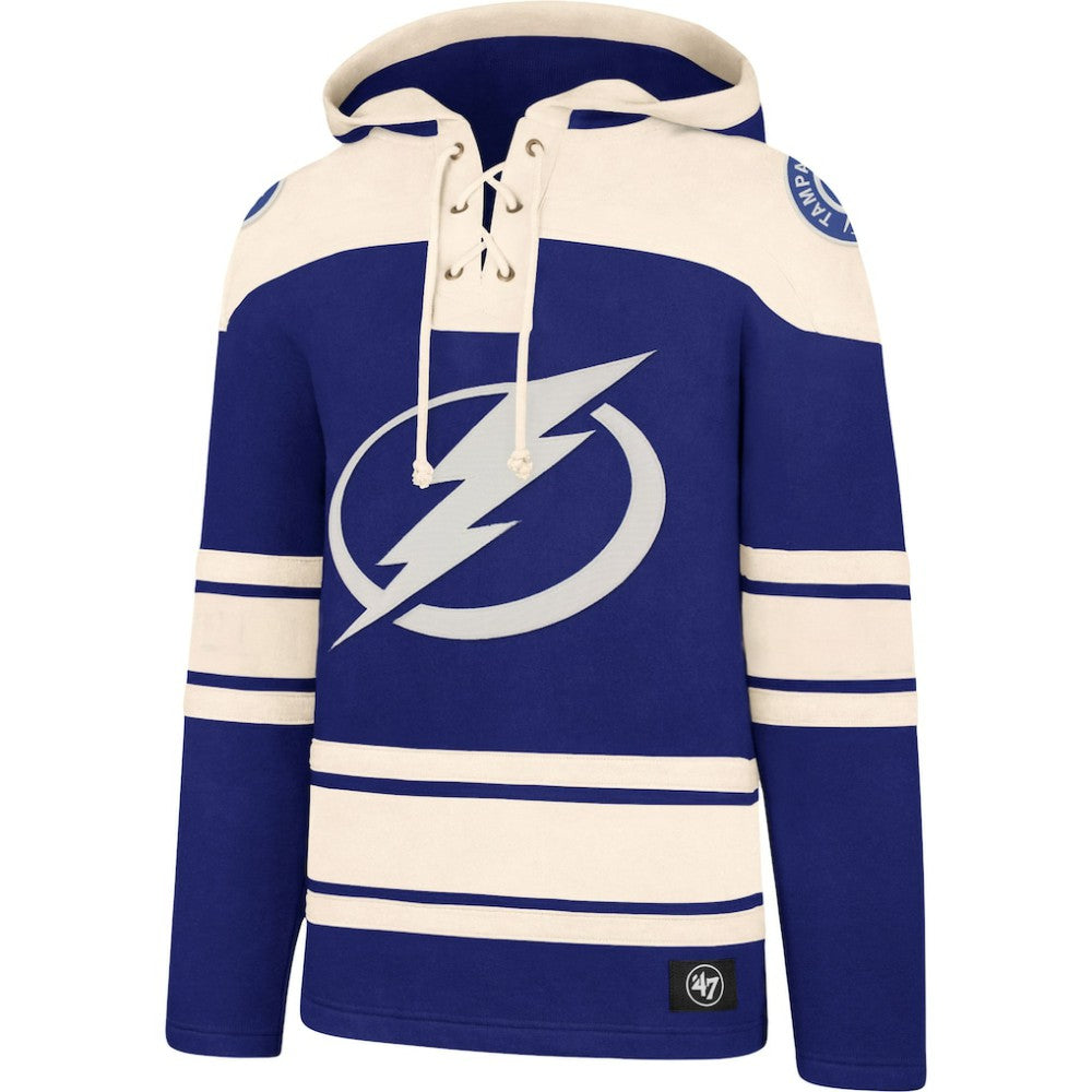 Tampa Bay Lightning '47 Superior Lacer Hoodie - Blue | US 3996211