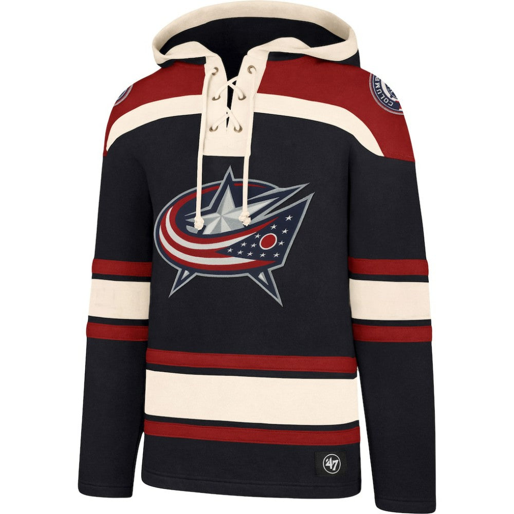 Columbus Blue Jackets '47 Superior Lacer Hoodie - Navy | US 3996213