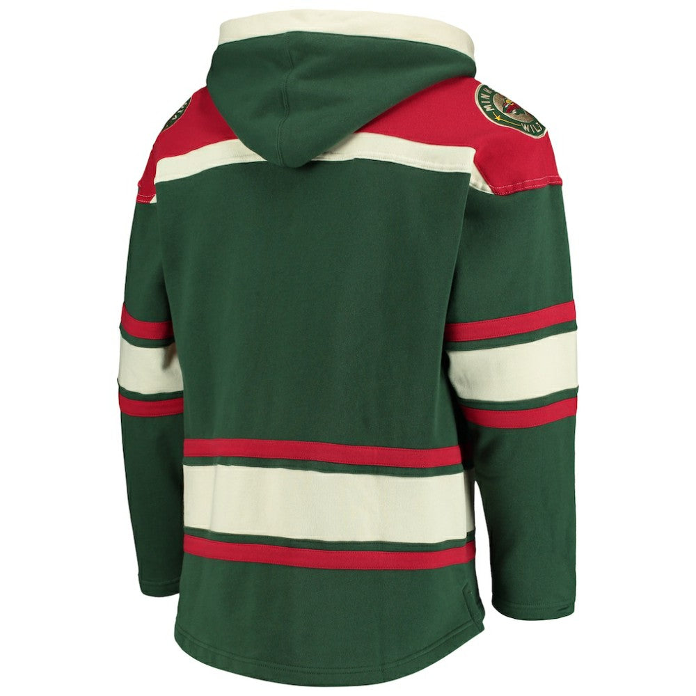 Minnesota Wild '47 Superior Lacer Hoodie - Green | US 3996214