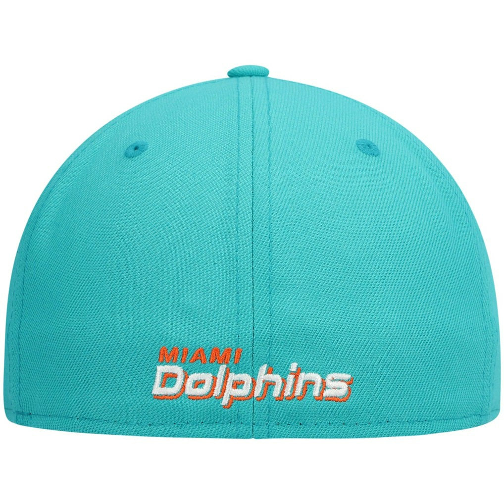 Miami Dolphins New Era Omaha 59FIFTY Fitted Hat - Aqua Hats