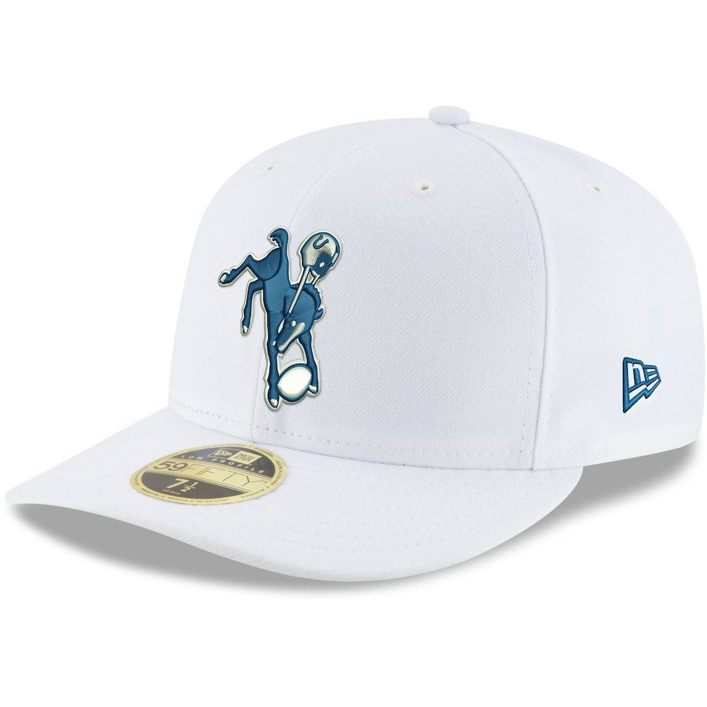 Indianapolis Colts New Era Omaha Low Profile 59FIFTY Fitted Hat - White Hats