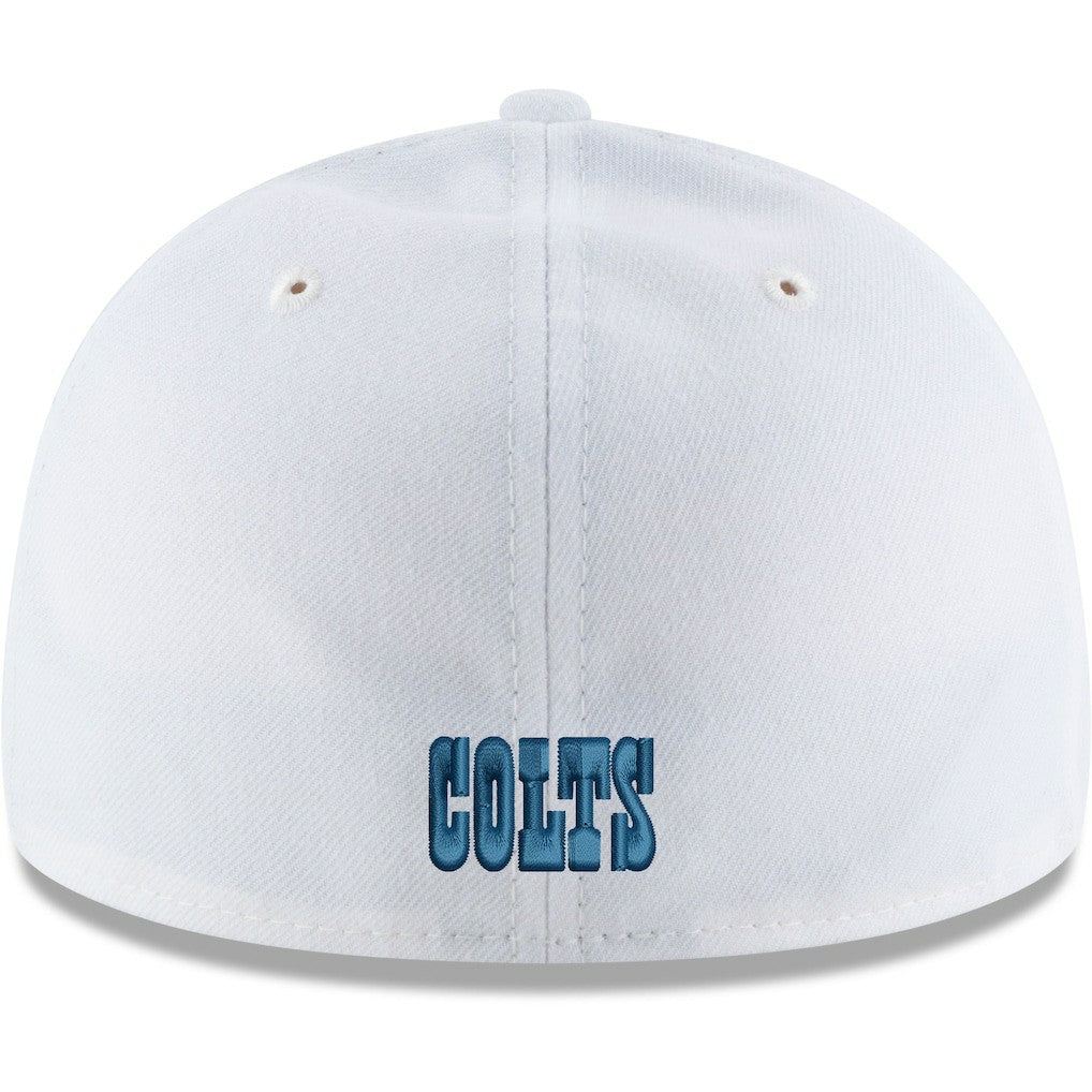 Indianapolis Colts New Era Omaha Low Profile 59FIFTY Fitted Hat - White Hats