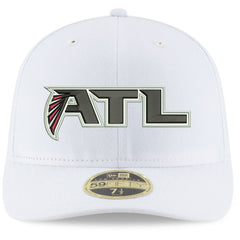 Atlanta Falcons New Era Omaha Low Profile 59FIFTY Fitted Hat - White Hats