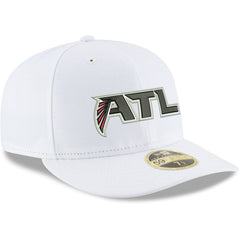 Atlanta Falcons New Era Omaha Low Profile 59FIFTY Fitted Hat - White Hats