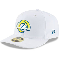 Los Angeles Rams New Era Omaha Low Profile 59FIFTY Fitted Hat - White Hats
