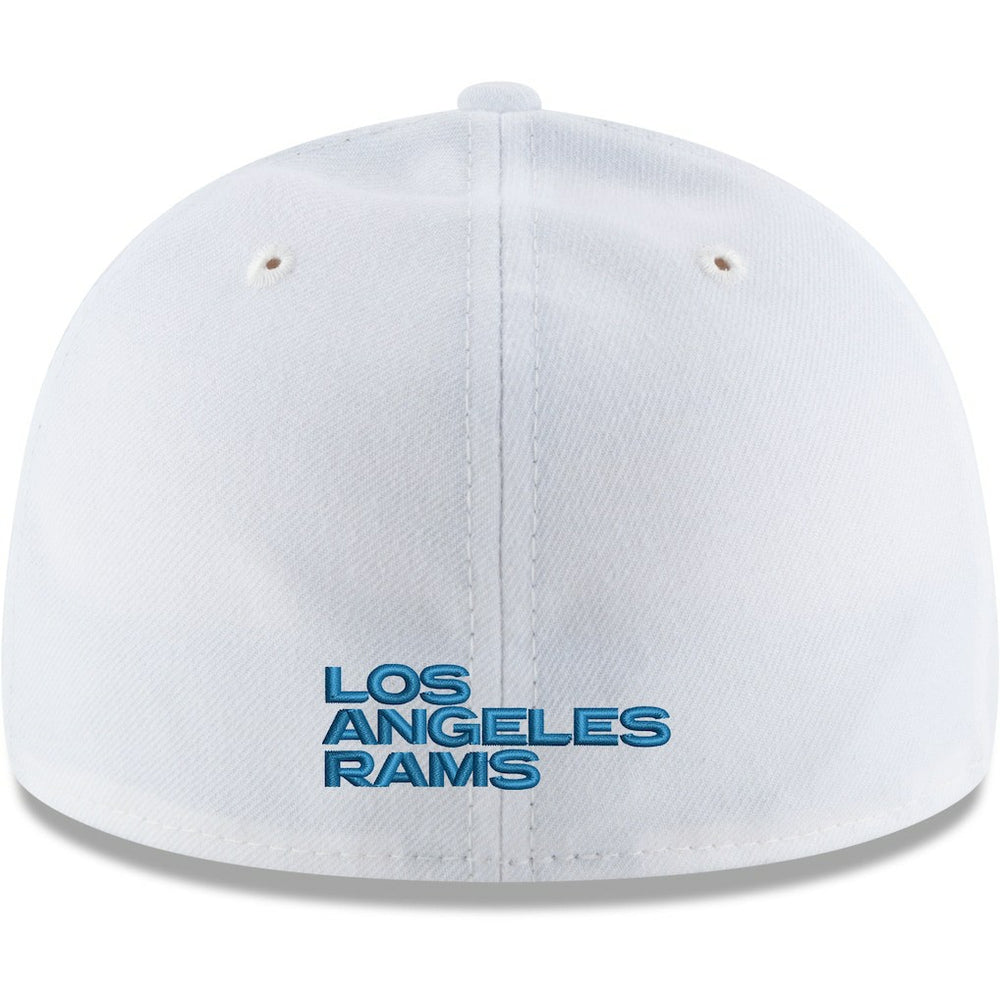 Los Angeles Rams New Era Omaha Low Profile 59FIFTY Fitted Hat - White Hats