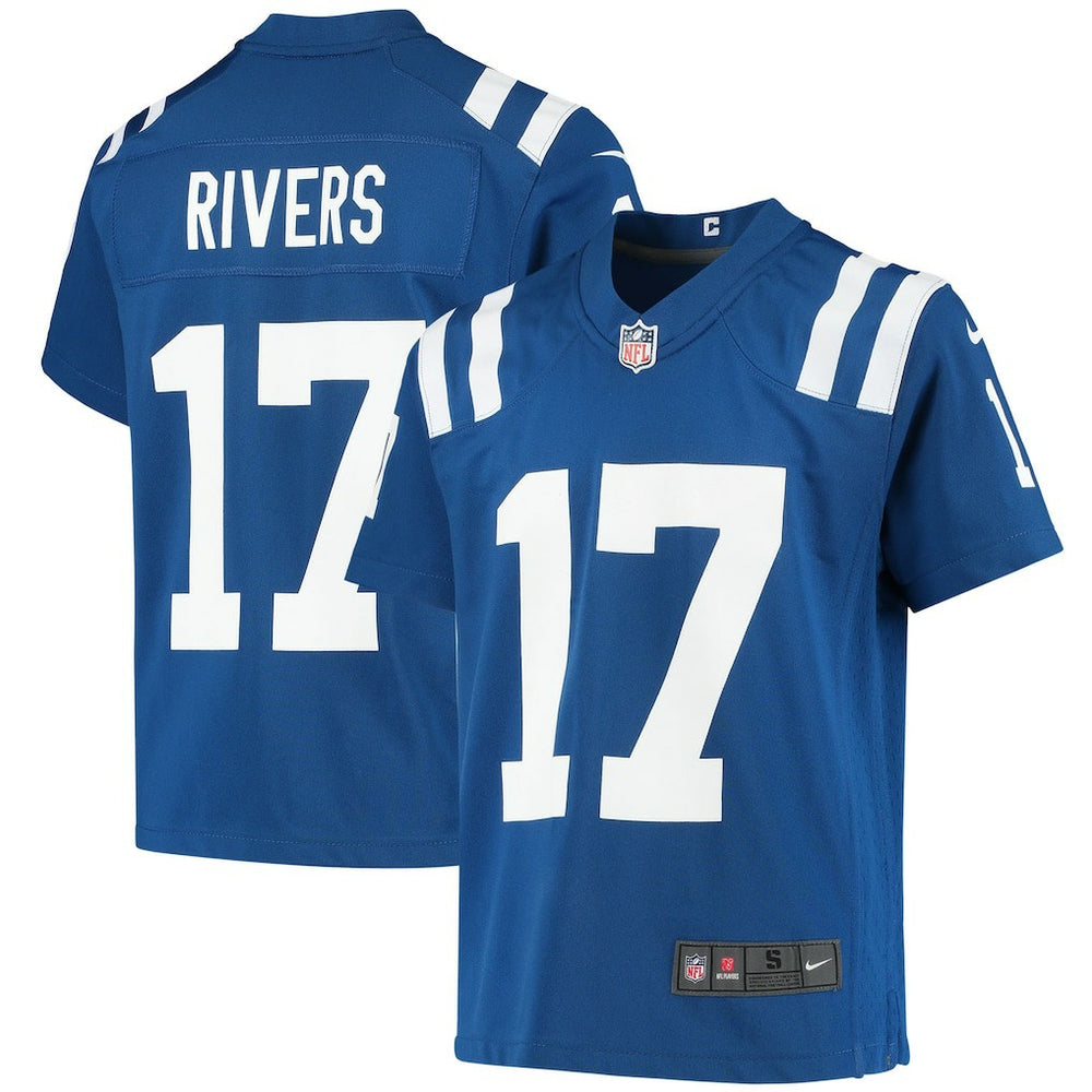 Philip Rivers Indianapolis Colts Youth Game Jersey - Royal Jerseys