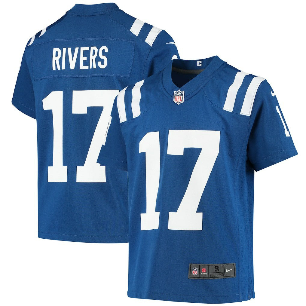 Philip Rivers Indianapolis Colts Youth Game Jersey - Royal Jerseys
