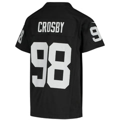 Maxx Crosby Las Vegas Raiders Youth Game Jersey - Black Jerseys