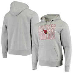 Arizona Cardinals '47 Bevel Pullover Hoodie - Heathered Gray Hoodies