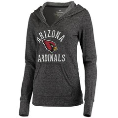 Arizona Cardinals Women's Doubleface Slub Pullover Hoodie - Black Hoodies