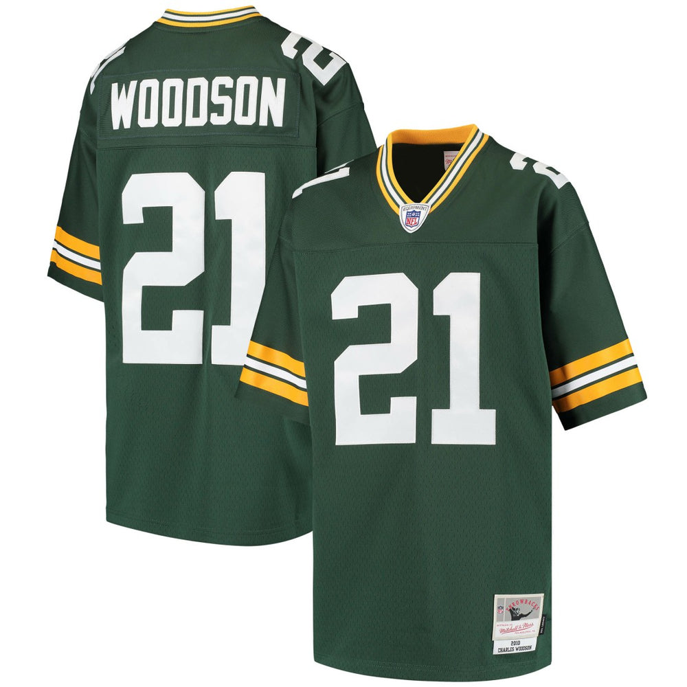 Charles Woodson Green Bay Packers Youth Retired Player Legacy Jersey - Green Jerseys