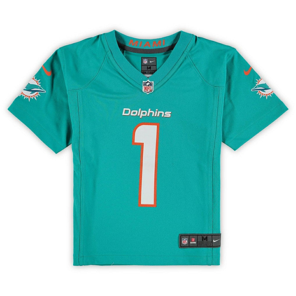 Tua Tagovailoa Miami Dolphins Preschool Game Jersey - Aqua Jerseys