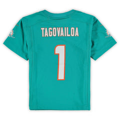 Tua Tagovailoa Miami Dolphins Preschool Game Jersey - Aqua Jerseys