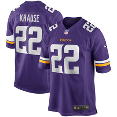 Paul Krause Minnesota Vikings Game Retired Player Jersey - Purple Jerseys