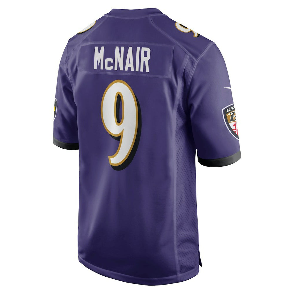 Steve McNair Baltimore Ravens Game Retired Player Jersey - Purple Jerseys