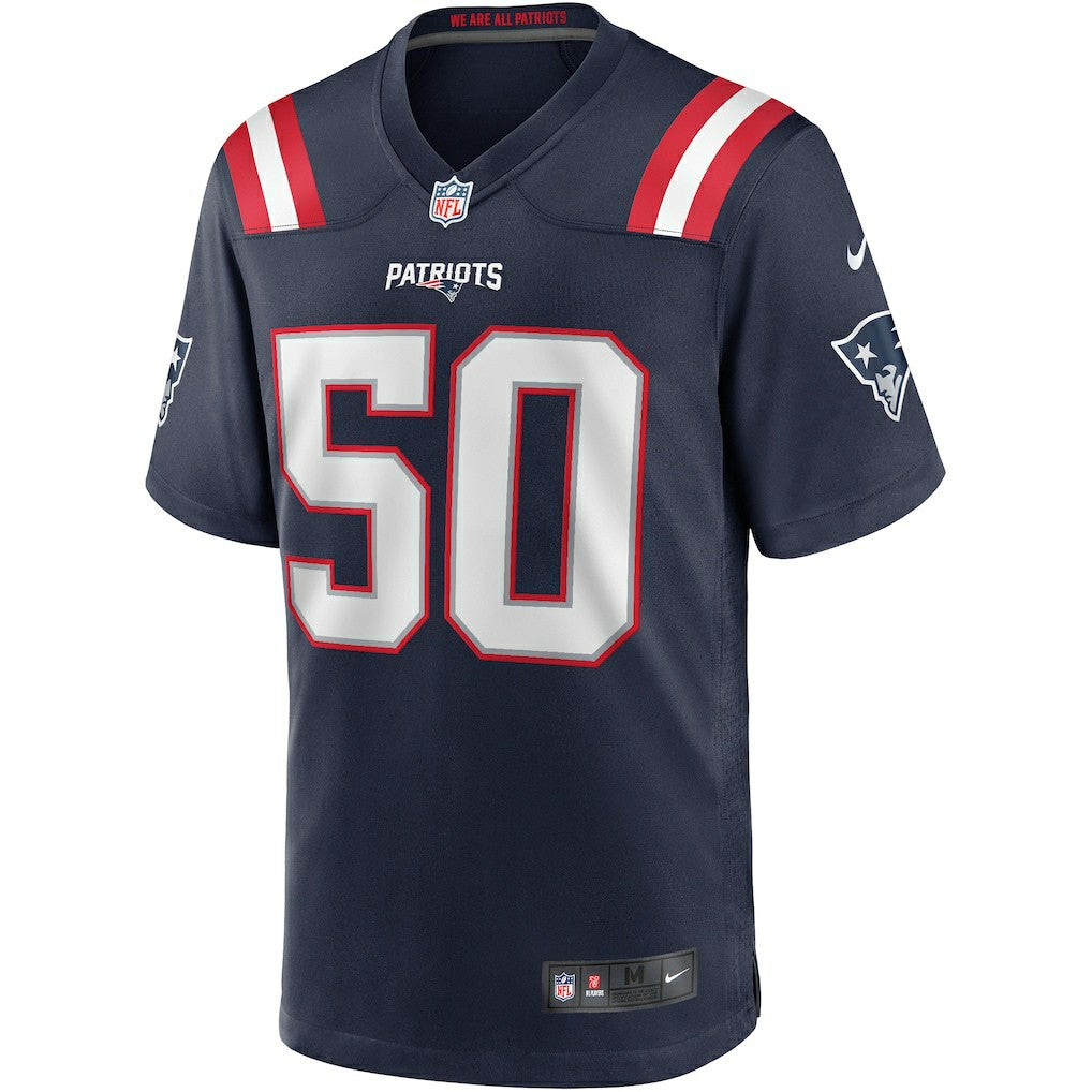 Mike Vrabel New England Patriots Game Retired Player Jersey - Navy Jerseys