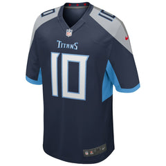 Vince Young Tennessee Titans Game Retired Player Jersey - Navy Jerseys