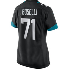 Tony Boselli Jacksonville Jaguars Women's Game Retired Player Jersey - Black Jerseys