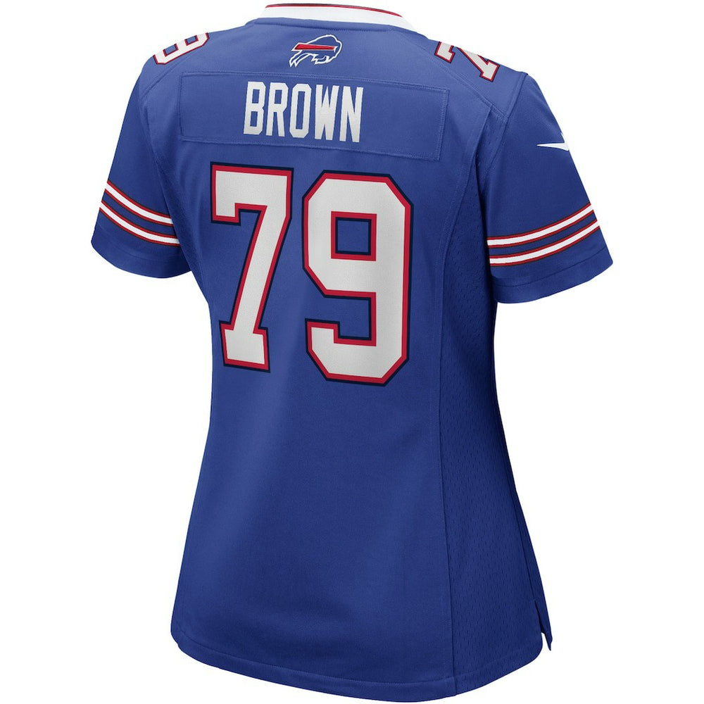 Ruben Brown Buffalo Bills Women's Game Retired Player Jersey - Royal Jerseys