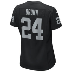 Willie Brown Las Vegas Raiders Women's Game Retired Player Jersey - Black Jerseys