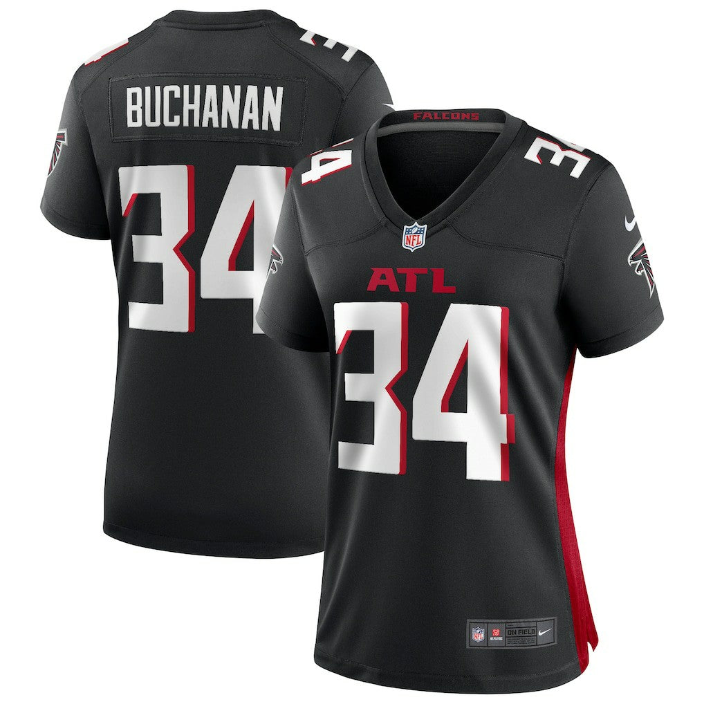 Ray Buchanan Atlanta Falcons Women's Game Retired Player Jersey - Black Jerseys